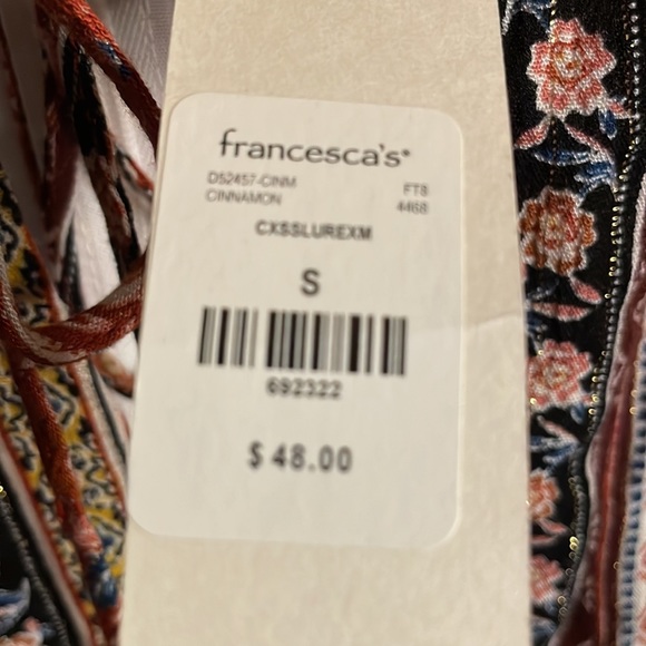 Blue Rain Boho dress size Small - Picture 3 of 4